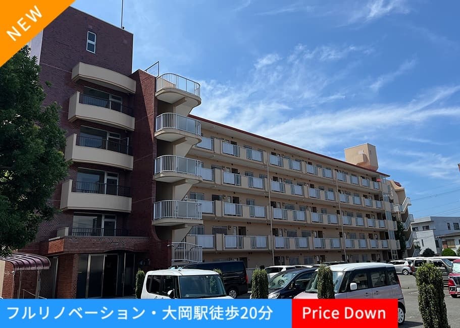 中古マンション・ 静岡県三島市川原ヶ谷 ベルメゾン初音 1階・3LDK